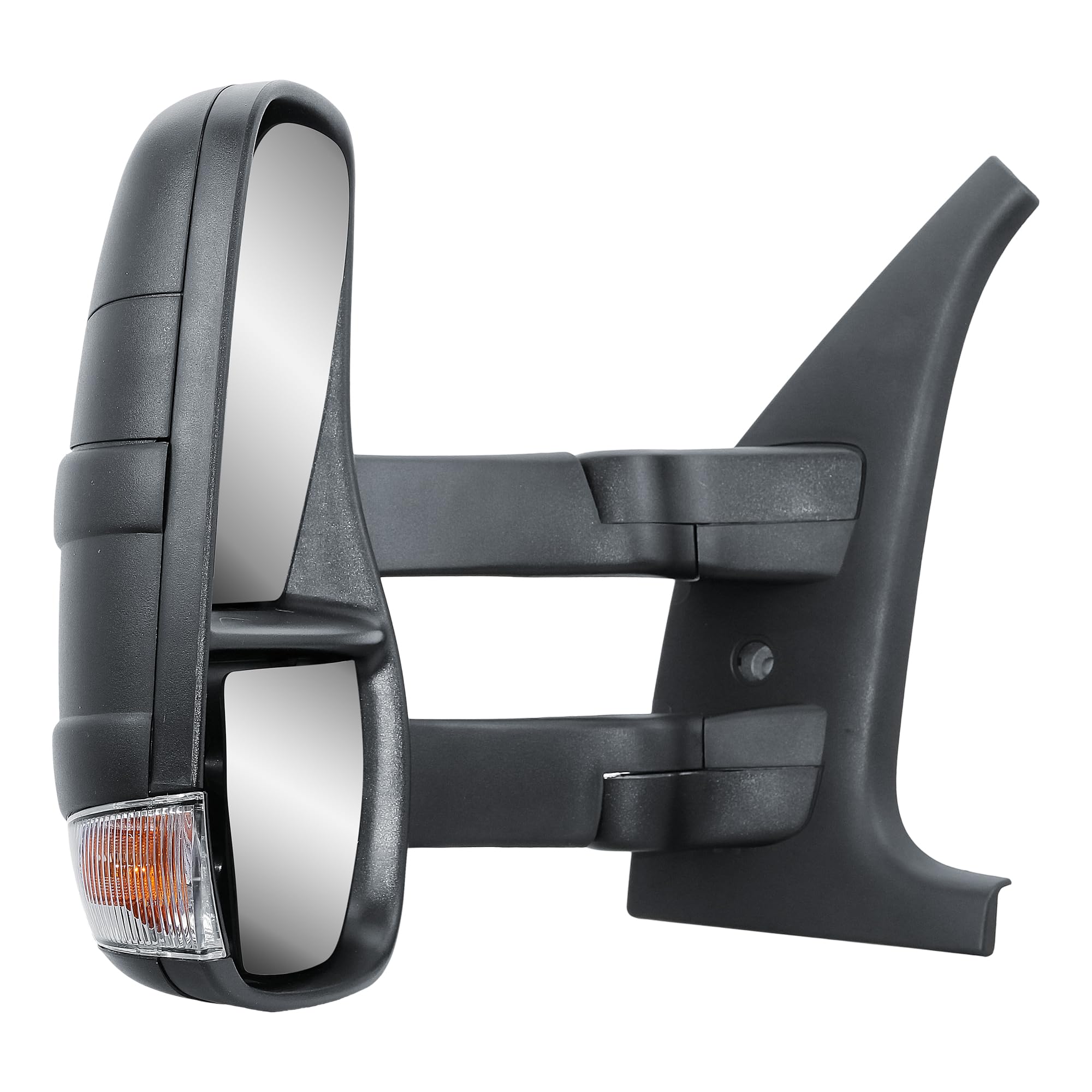 Espejo retrovisor exterior manual de brazo largo izquierdo no calefactable con intermitentes para camiones diarios IVECO 2006–2013