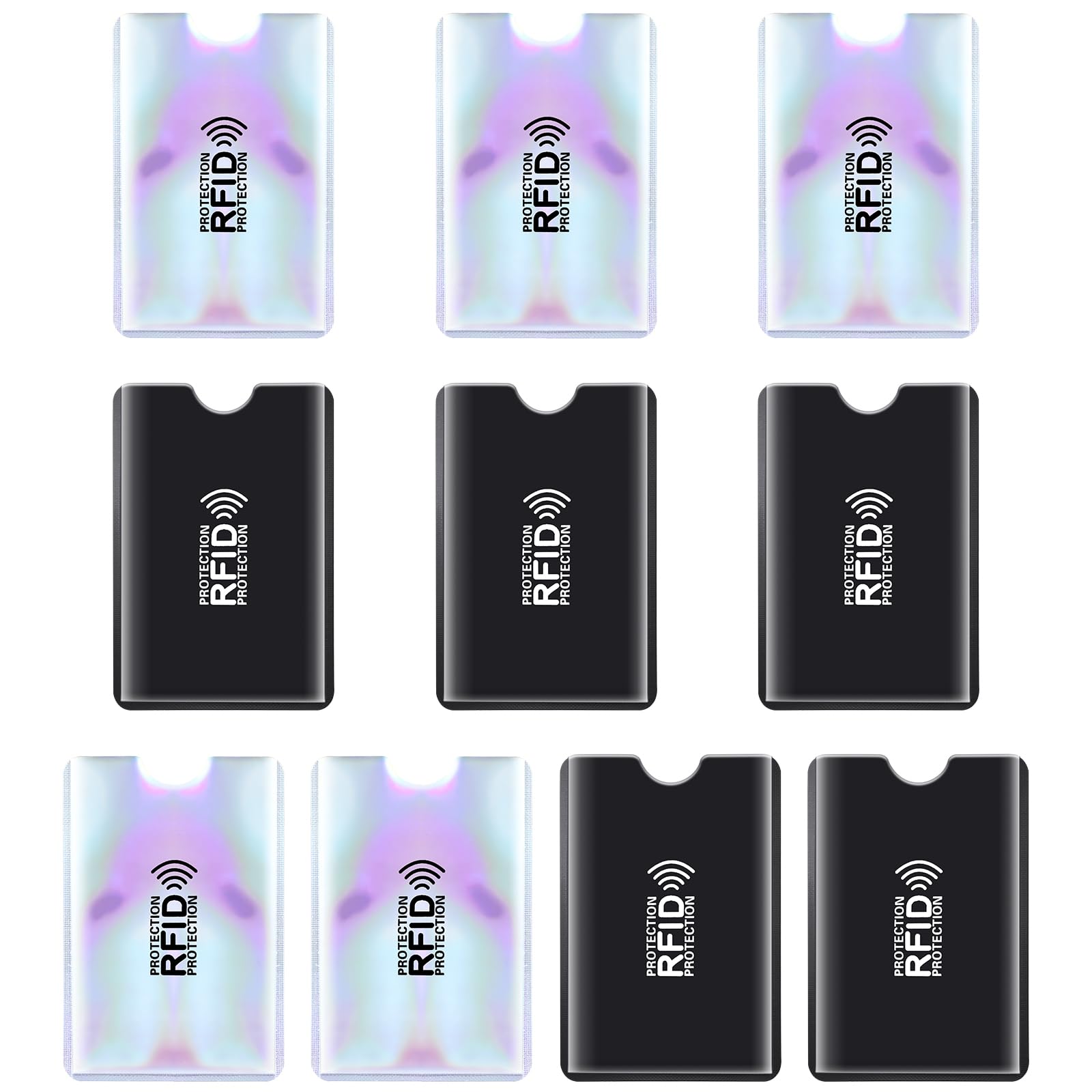 Molain Lot de 24 pochettes de blocage RFID pour cartes d'identité