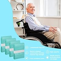 Vista 6 de Paquete de 4 recambios de forro de pañales para adultos compatibles con Janibell Akord 280 Slim Model Adult Diaper System, verde, ligeramente