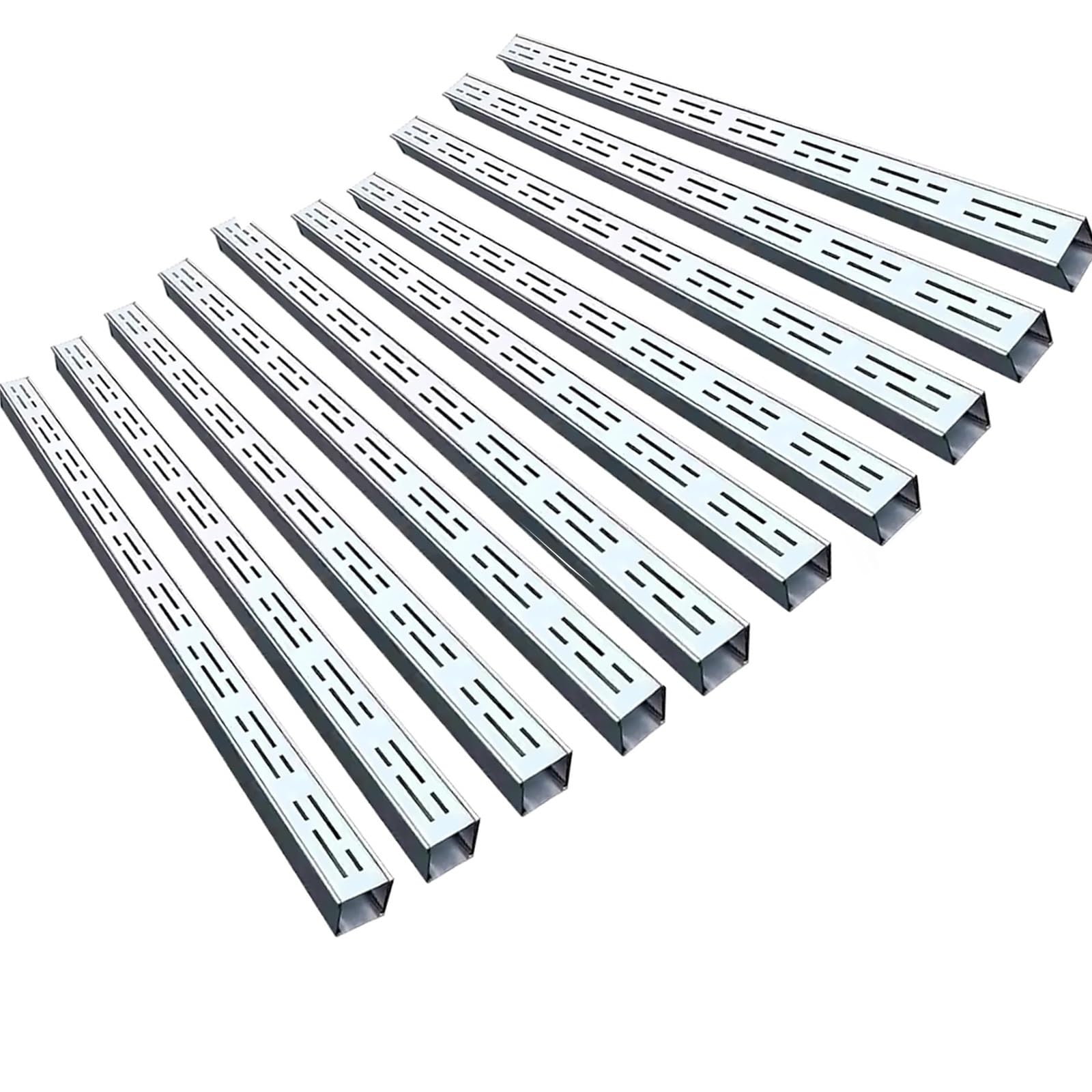 Drainage efficace des eaux avec le kit de caniveaux minces en acier inoxydable de terrasse