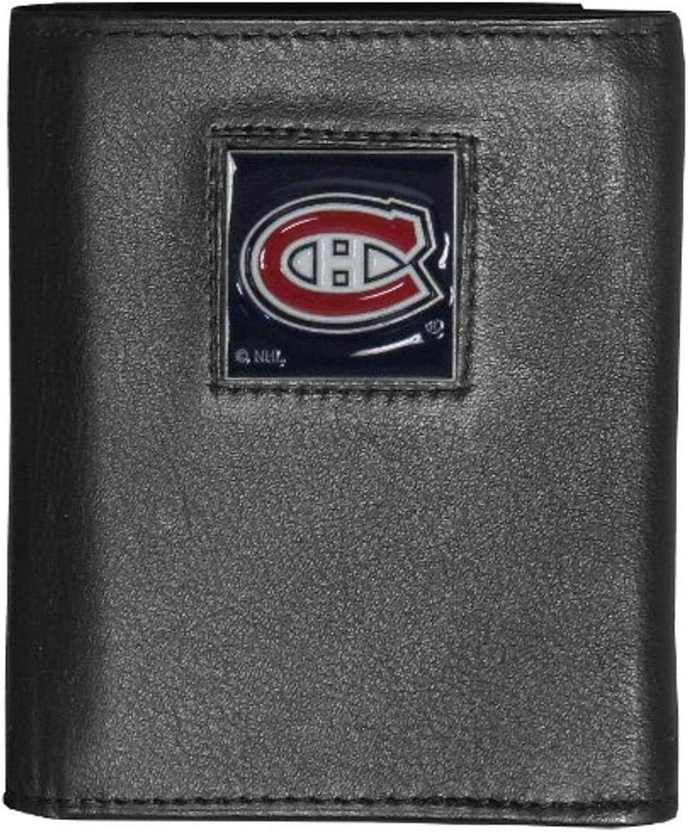 Siskiyou Sports NHL Executive Genuine Leather Tri-Fold Wallet