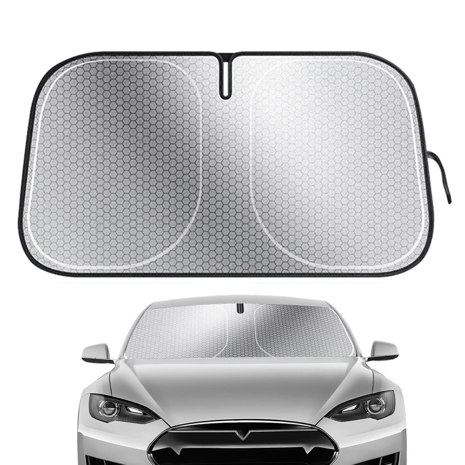 Parasol para parabrisas de coche protector solar y cubierta térmica para verano y garajes 8