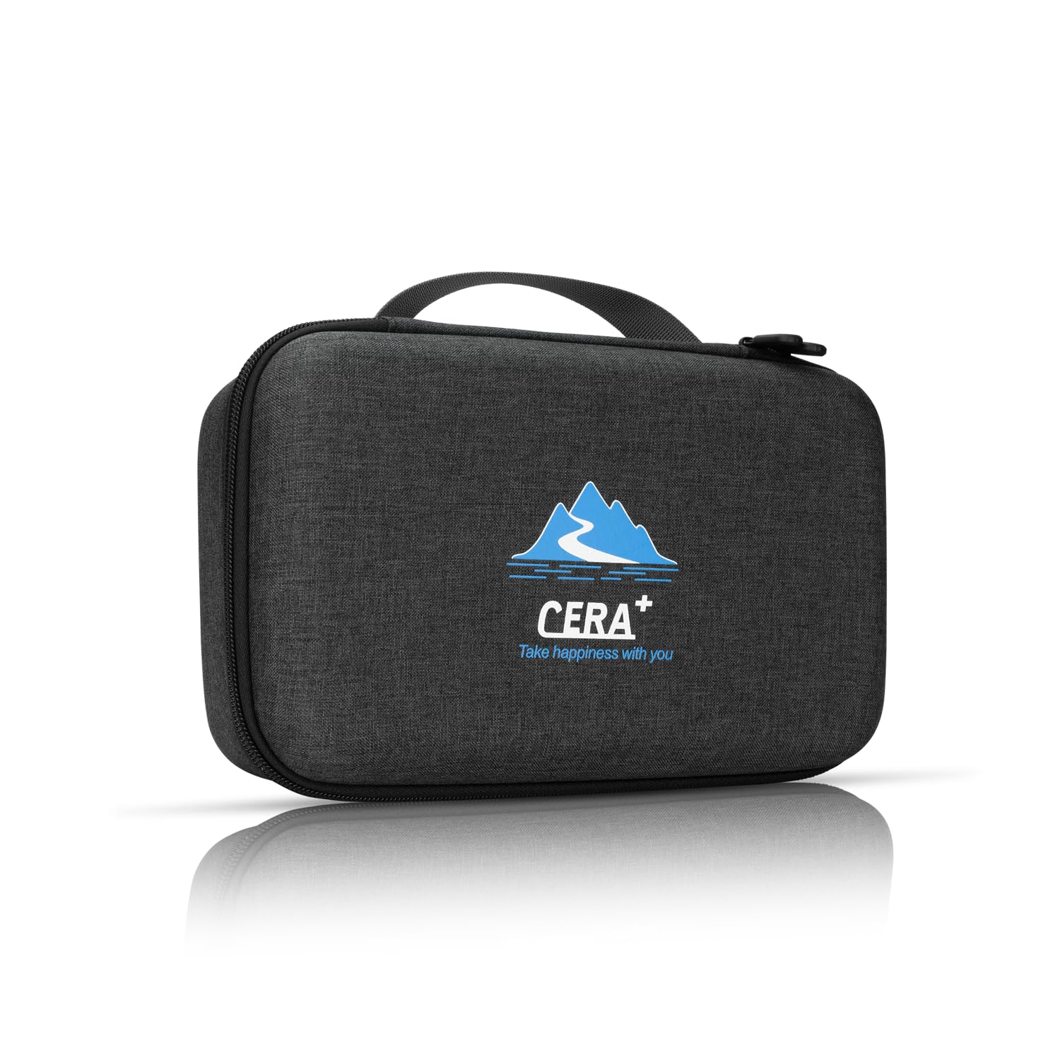 CERA+ Sac de Transport pour cafetière électrique Portable, étanche et Robuste, en EVA, avec Ceinture de Maintien, idéal pour Les Voyages, Le Bureau et Le Camping