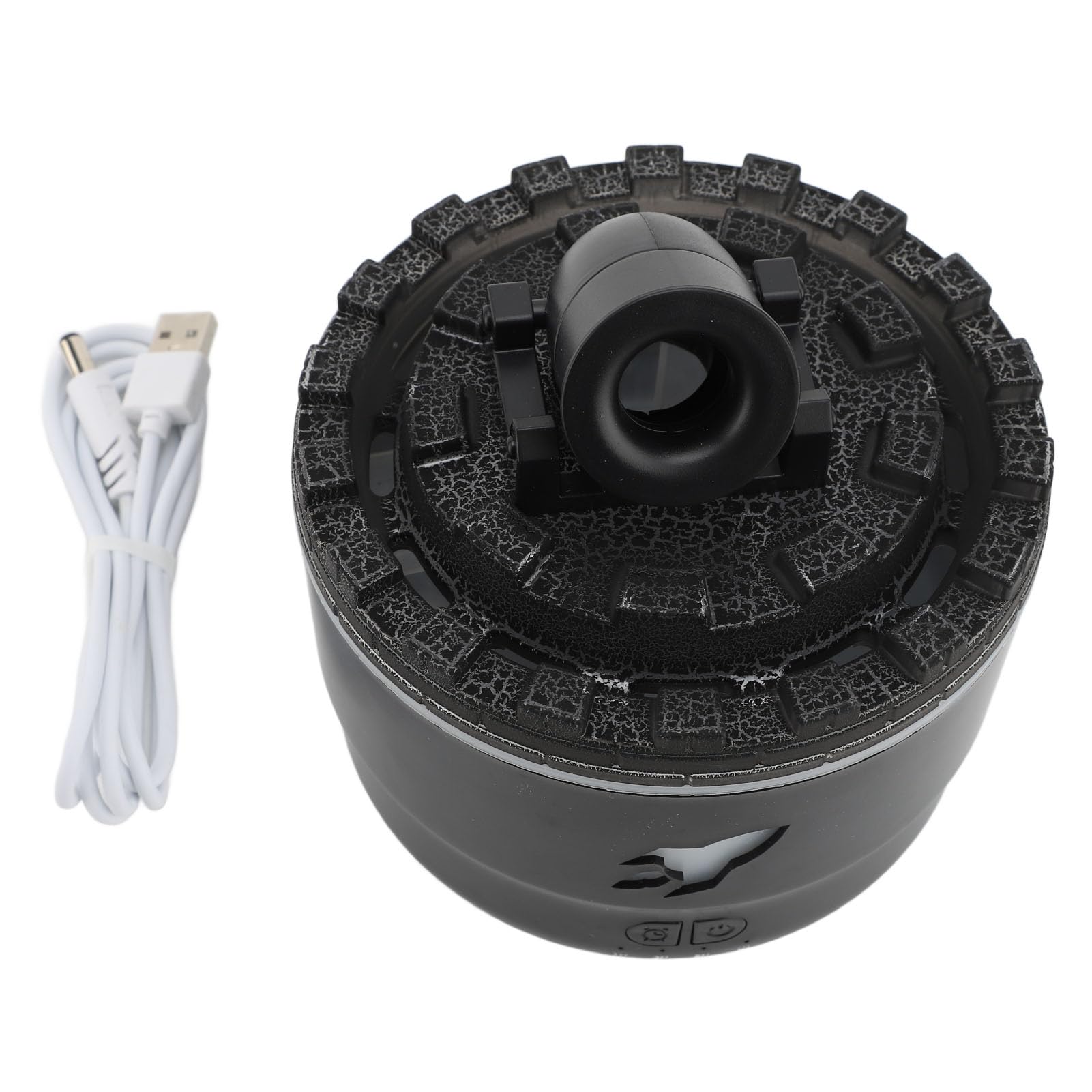 Wakects Diffusore di Aromi Diffusore di Aromaterapia con Oli Essenziali 300 Ml Umidificatore a Nebbia Fredda 7 Colori LED 4 Timer Spegnimento Automatico Luce Notturna Ultra Silenziosa (BLACK)