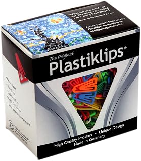 Baumgartens LP0200 Plastiklips Paper Clips, Small, Assorted Colors, 1,000/Box