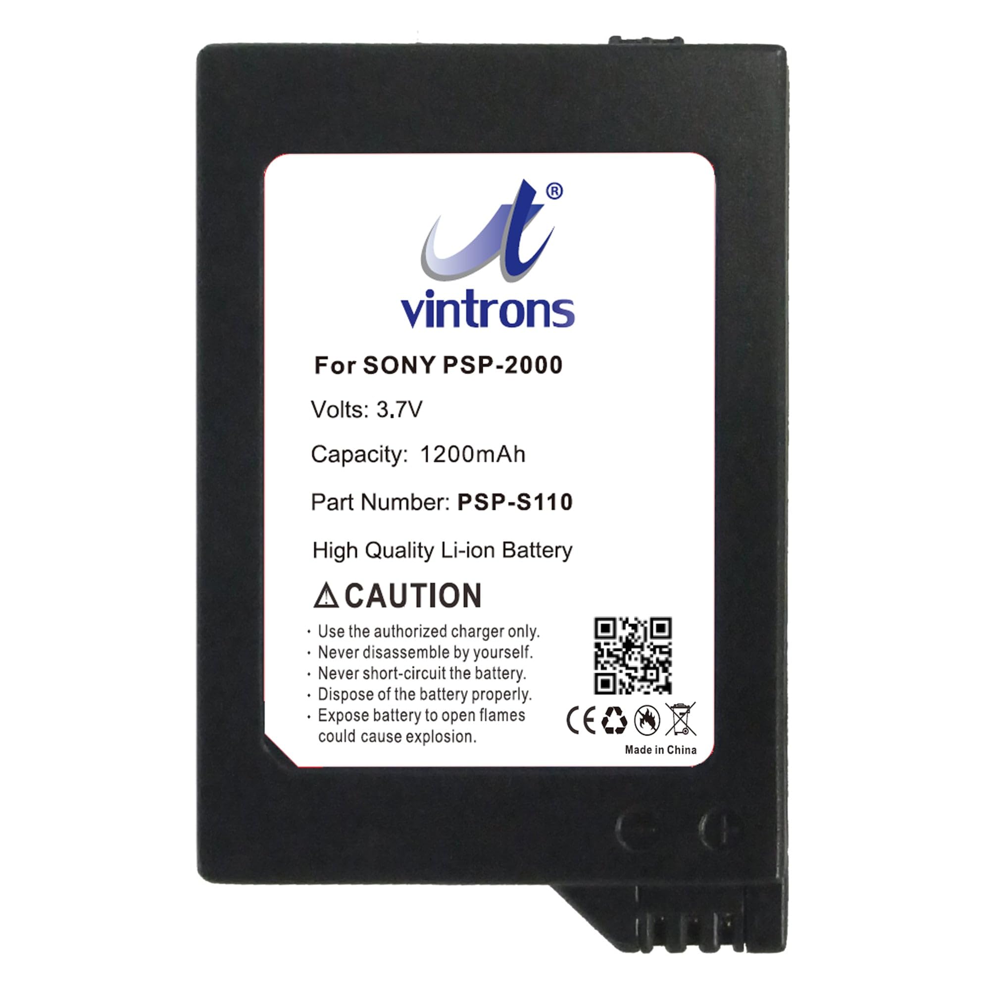 Sponsored Ad - VINTRONS PSP-S110 Battery for Sony Lite, PSP 2th, PSP-2000, PSP-3000, PSP-3004,