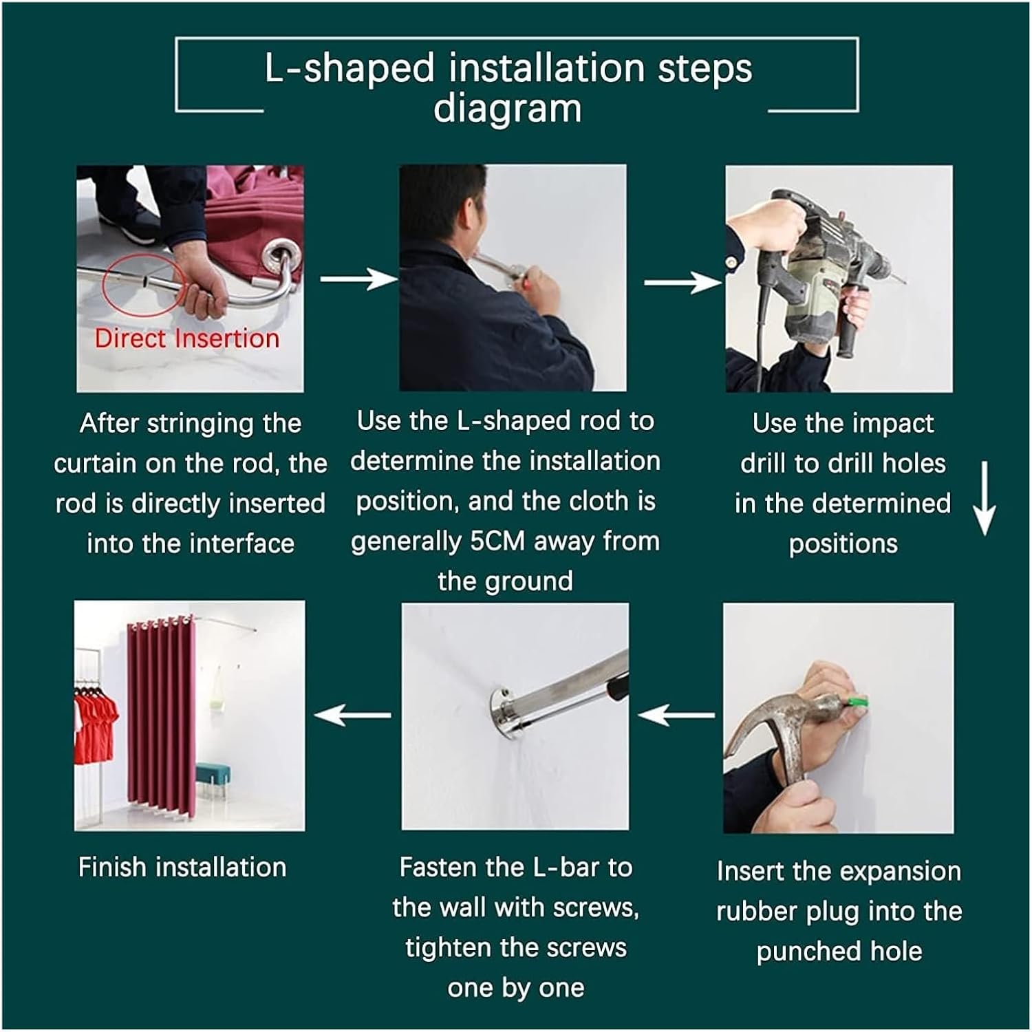 移動式更衣室 更衣室 衣料品店 試着室 遮光カーテンキット付き ポータブル L字型コーナー ドレッシングルーム バックステージスイミ