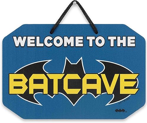 Vista 11 de DC Comics Batman Pop Art - Letrero redondo de metal, arte de pared retro de Batman para cueva de hombre, habitación de adolescentes o sala de cine