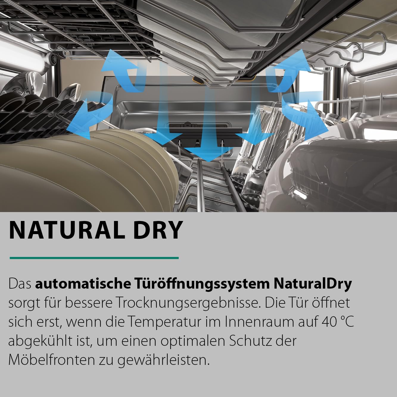 Bauknecht B8I HP42 LC vollintegrierter Einbau-Geschirrspüler 60 cm 14 Maßgedecke PowerClean Pro leise 42 dB Schwarz