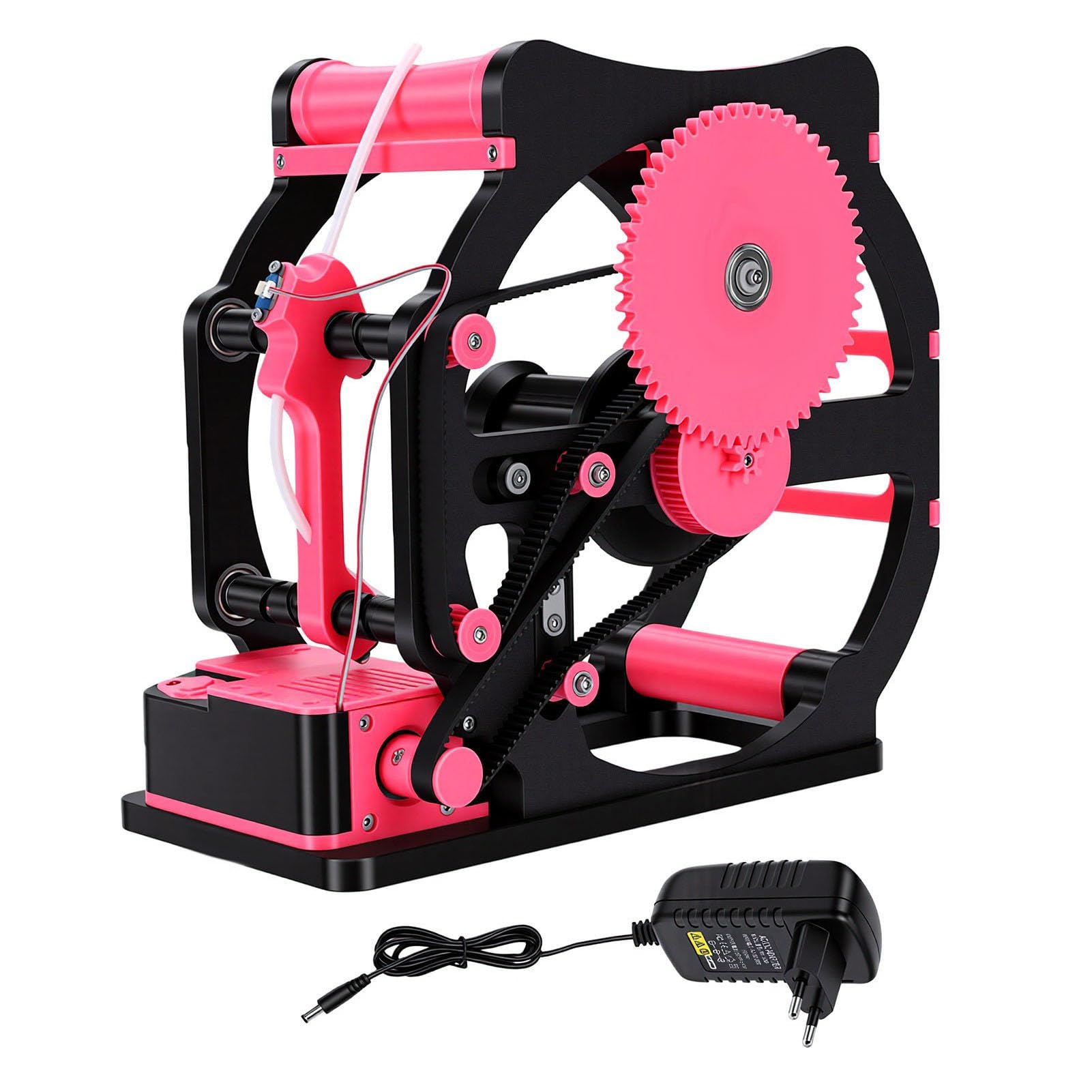 Ausla Elektryczny Przewijak Filamentu z Napędem Silnika Krokowego z Automatycznym Zatrzymaniem, dla 1kg PLA PETG ABS TPU PA Nylon Szpula 20 Cm (wtyczka UE)