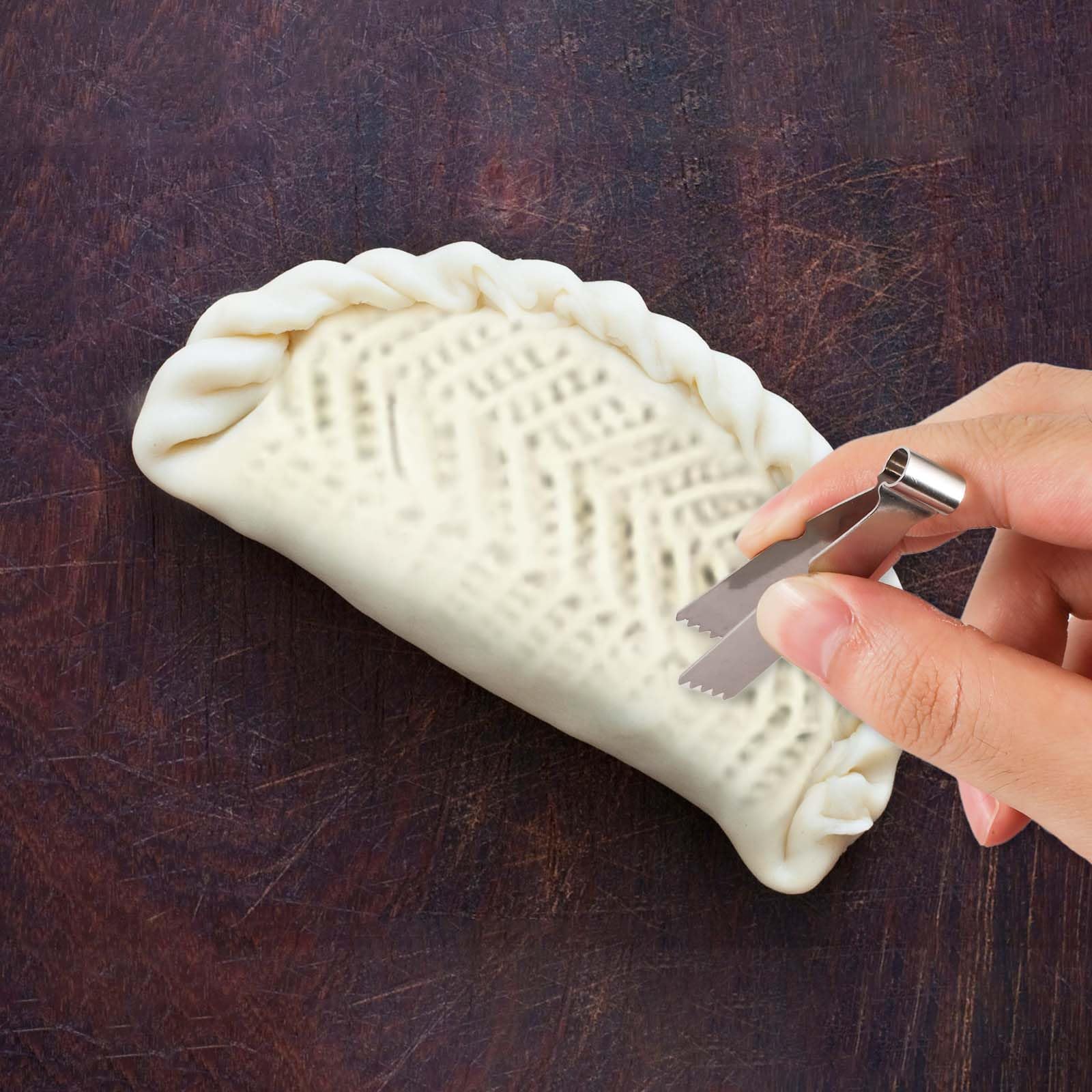 Tooth Scraper Tool 4Pcs Pastry Tweezers Tongs, Pastry Tools Cookie