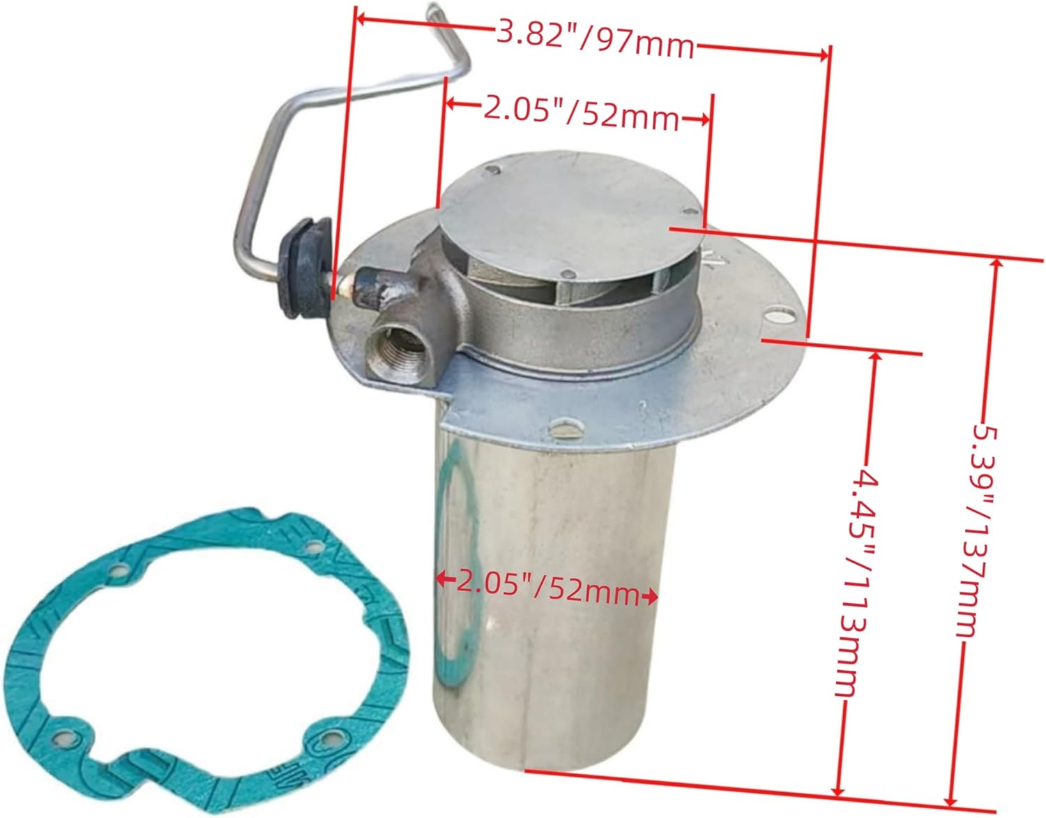 Combustion Chamber D2/D4 Parking Heater Plumbing Diesel Stainless Steel Heat Exchange Accessories Combustion Cylinder (KW:5kw)