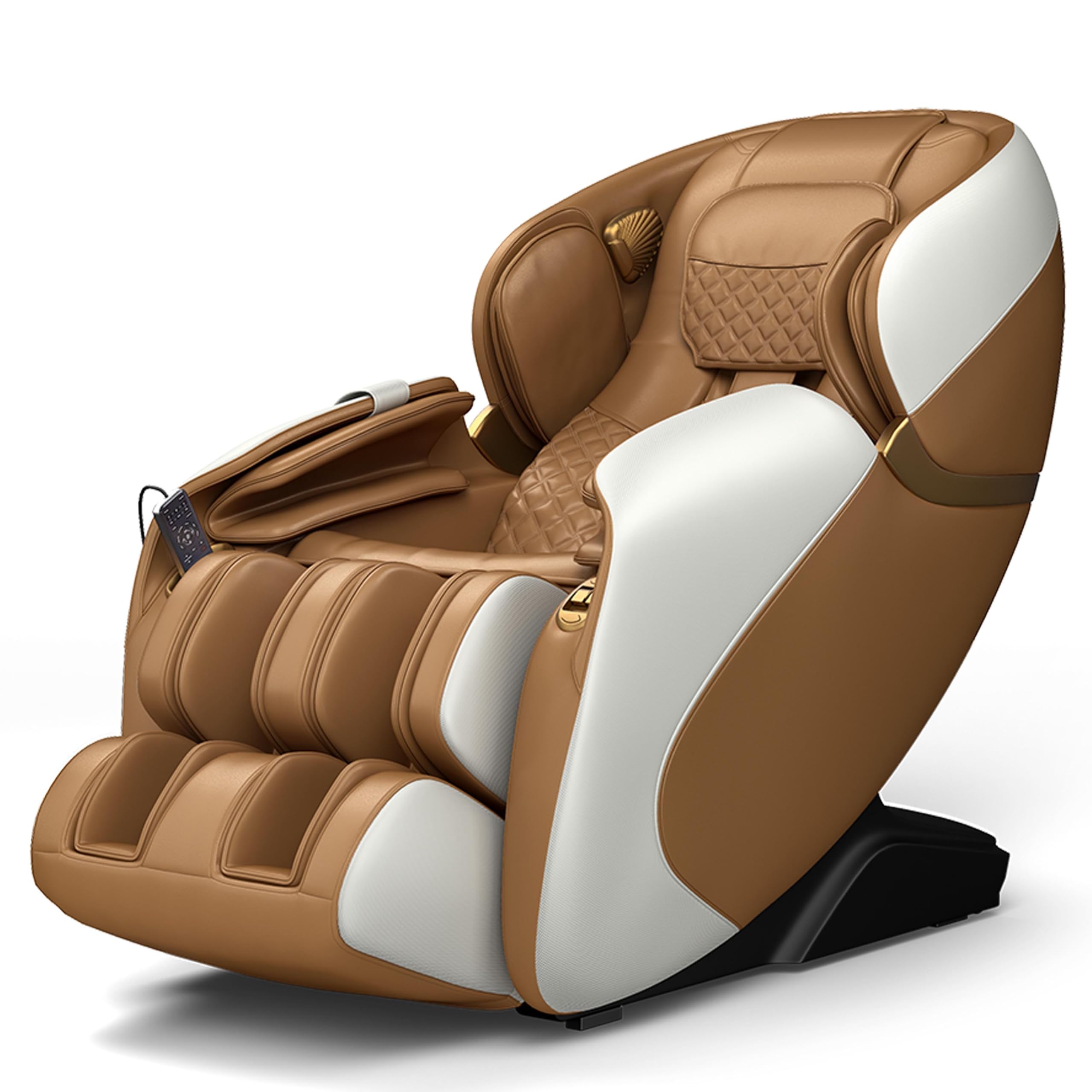ARLIME Relaxe Zero Gravity Shiatsu Massage Chair with Heating (SL-Track) (Coffee, Without Cushion)