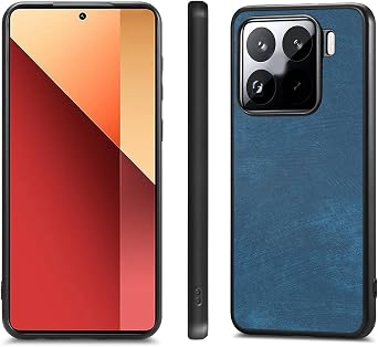 Case Compatible with Vivo iQOO 12 Pro Cover,Compatible with Vivo iQOO 12 Pro 5G V2329A 2 in 1 [PU+TPU] Lens Protection Anti-Drop Blue