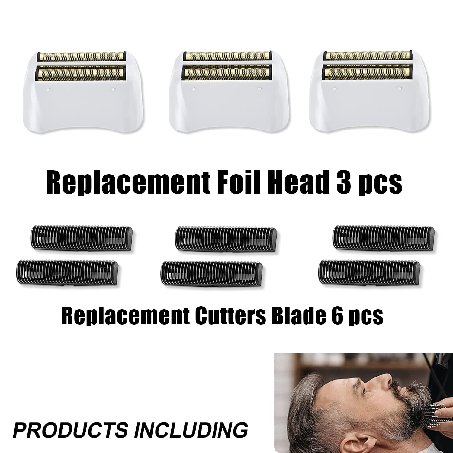 Gold Replacement Foil & Cutters for Andis #17155/#17150