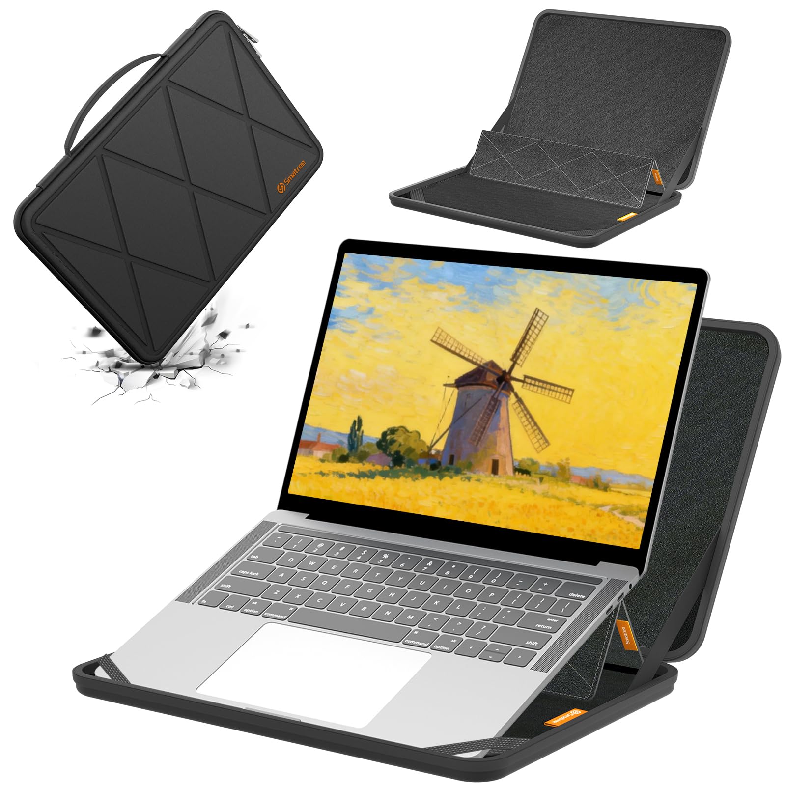 Smatree MS82 Protección rígida 15,6 Pulgadas Funda para portátil Compatible con Lenovo LOQ Essential Gen 9, para HP ZBook Power G10/G9, DELL Inspiron 15/Latitude/Precision/Vostro 3520