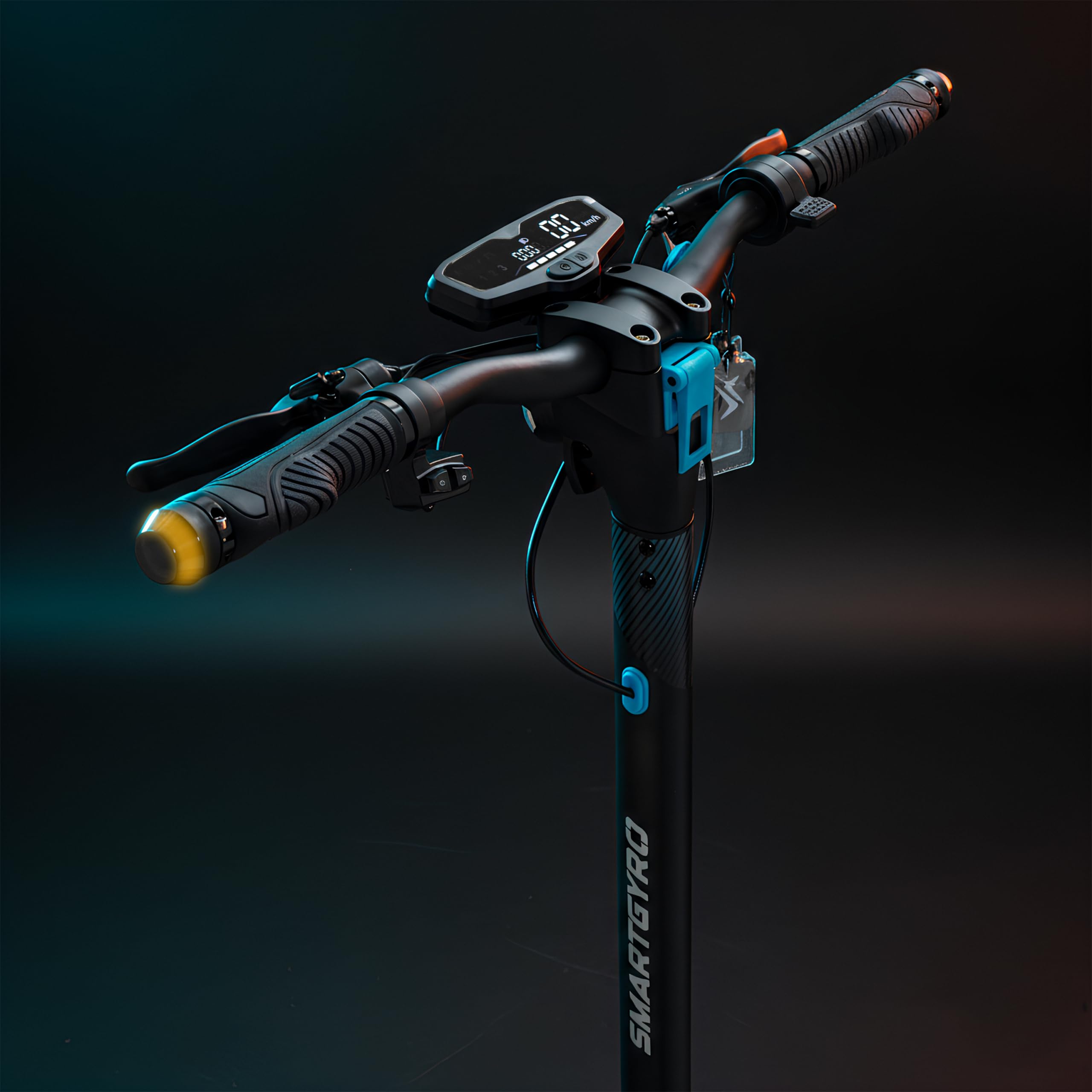 smartGyro K5 PRO - Patinete eléctrico de 48V 1000W, 15.000 mAh, Suspensiones Delanteras y Traseras, Display Multifunción, Ruedas de 10 Neumáticas (Black 1000w 15Ah)
