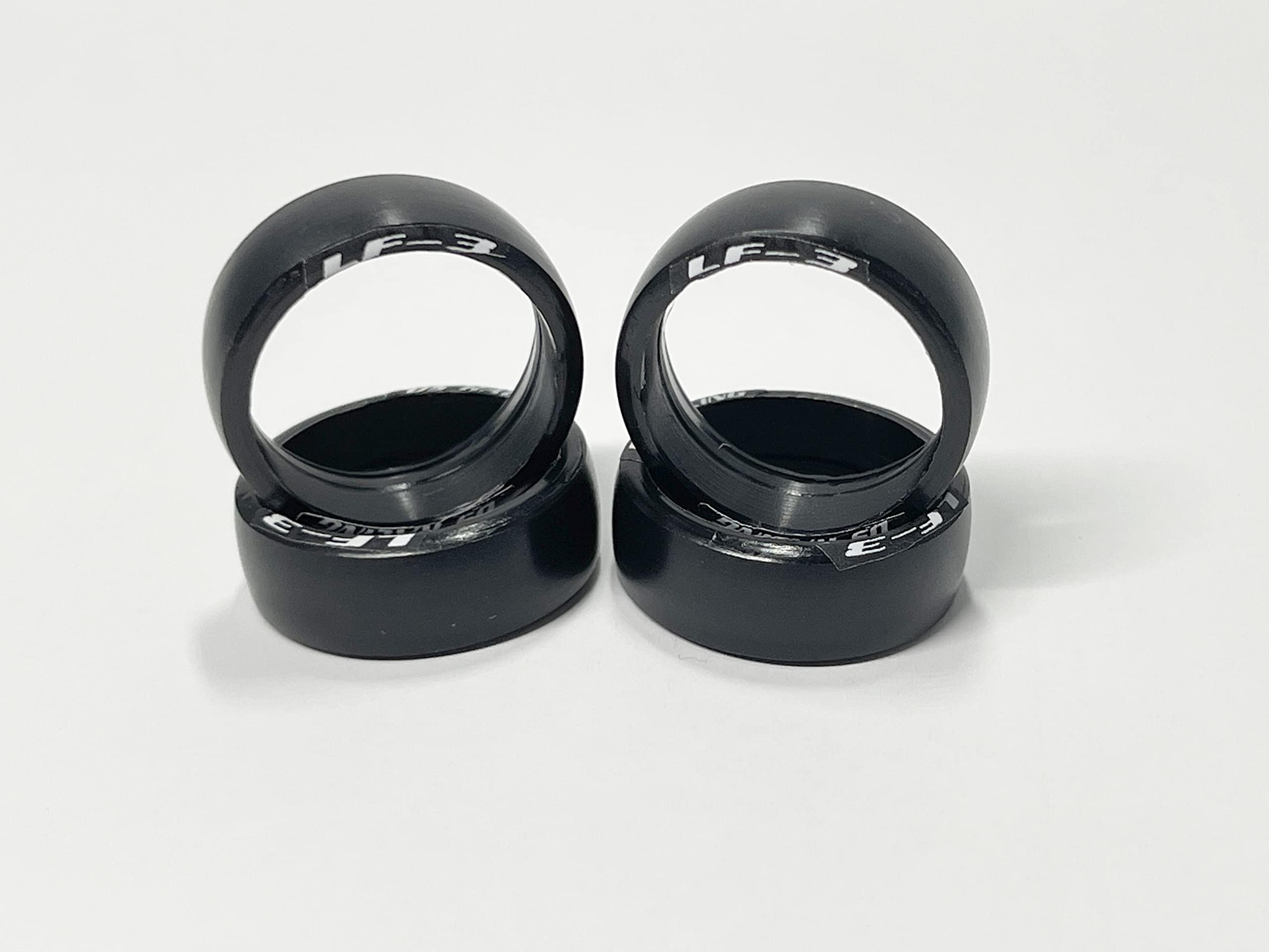 D.S.S. Racing DS MI-LF3 4-Piece Drift Tires Set for Kyosho Mini-Z AWD MA020 RC 1/24 1/28 Mini-Q DRZ GLD (20mm Diameter) (Four Narrow Tires)