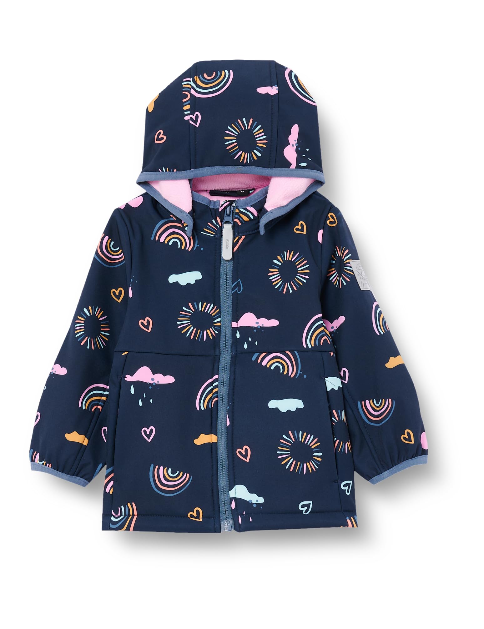NMFMALTA05 JACKET RAINBOW DREAM FO Mont Kız Çocuk