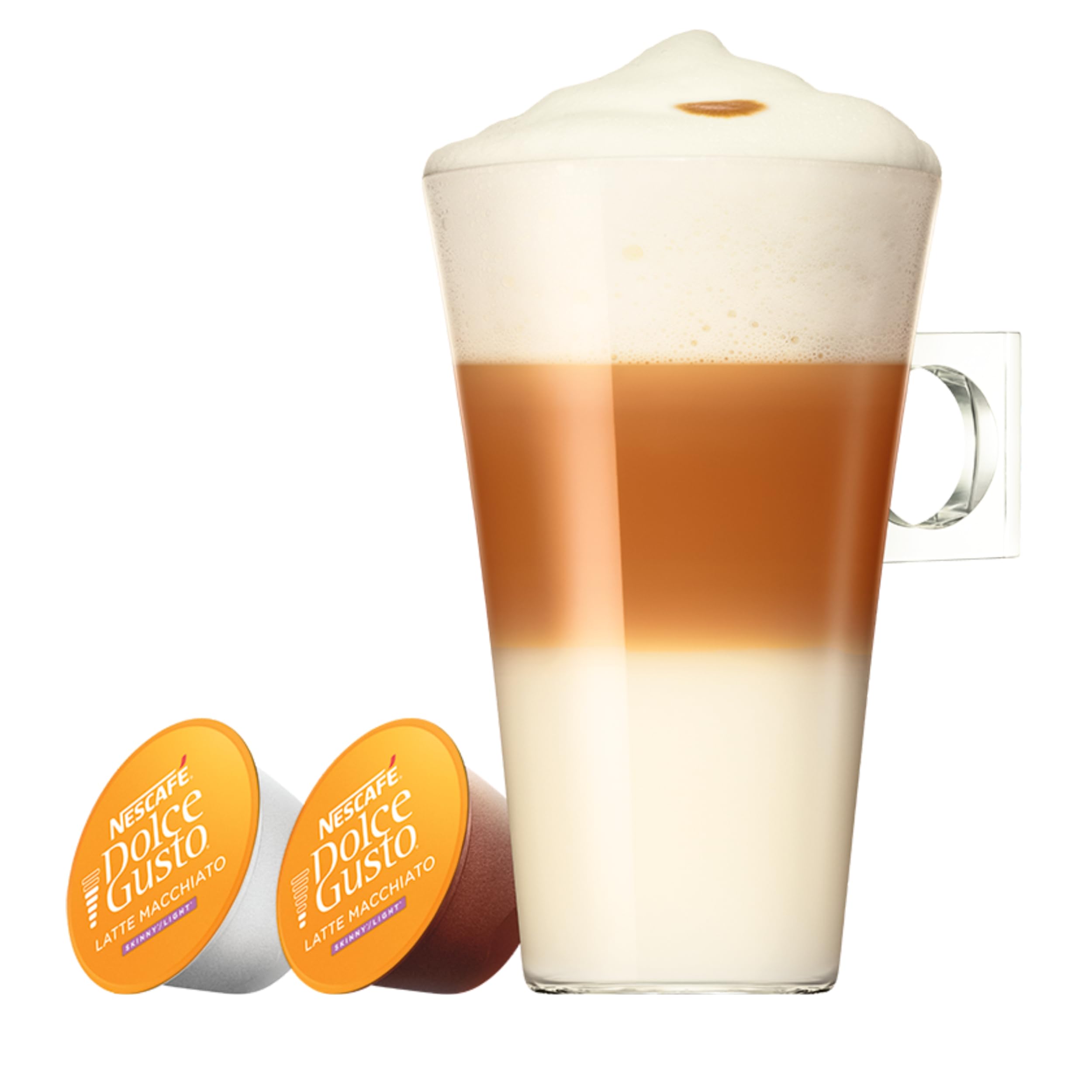 NESCAFÉ DOLCE GUSTO Latte Macchiato con Caffè, 6 Confezioni da 16 Capsule (96 Capsule Compatibili Nescafé Dolce Gusto)