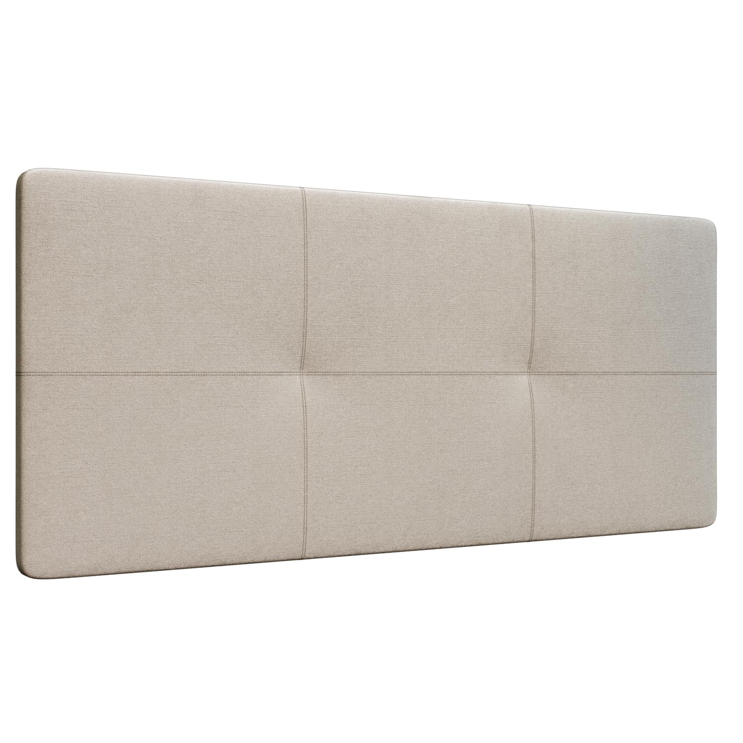 LA WEB DEL COLCHON Cabezal Cama Andrea Tapizado Acolchado 8 cm con Fijación a Pared – Cabecero de Cama Suave y Elegante – Cama de 80 (90 x 70 cms) Blanco Polipiel – Cabeceros Acolchados — view 13
