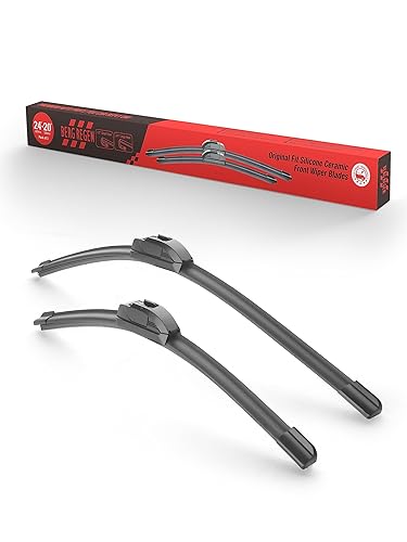 Miniatura 7 de Limpiaparabrisas de silicona de 26 + 16 pulgadas de repuesto para Ford Ranger 2020-2019, Honda Accord 2020-2018, CR-V 2016-2012 (paquete de 2) con