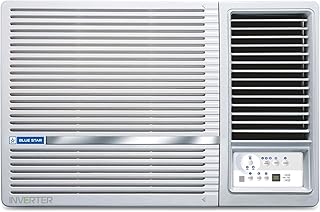 Blue Star 1.5 Ton 5 Star, Inverter Window AC (Copper, 2 Way Swing, Multi Sensors, Blue Fins, Self Diagnosis, WIA518LXU, White)