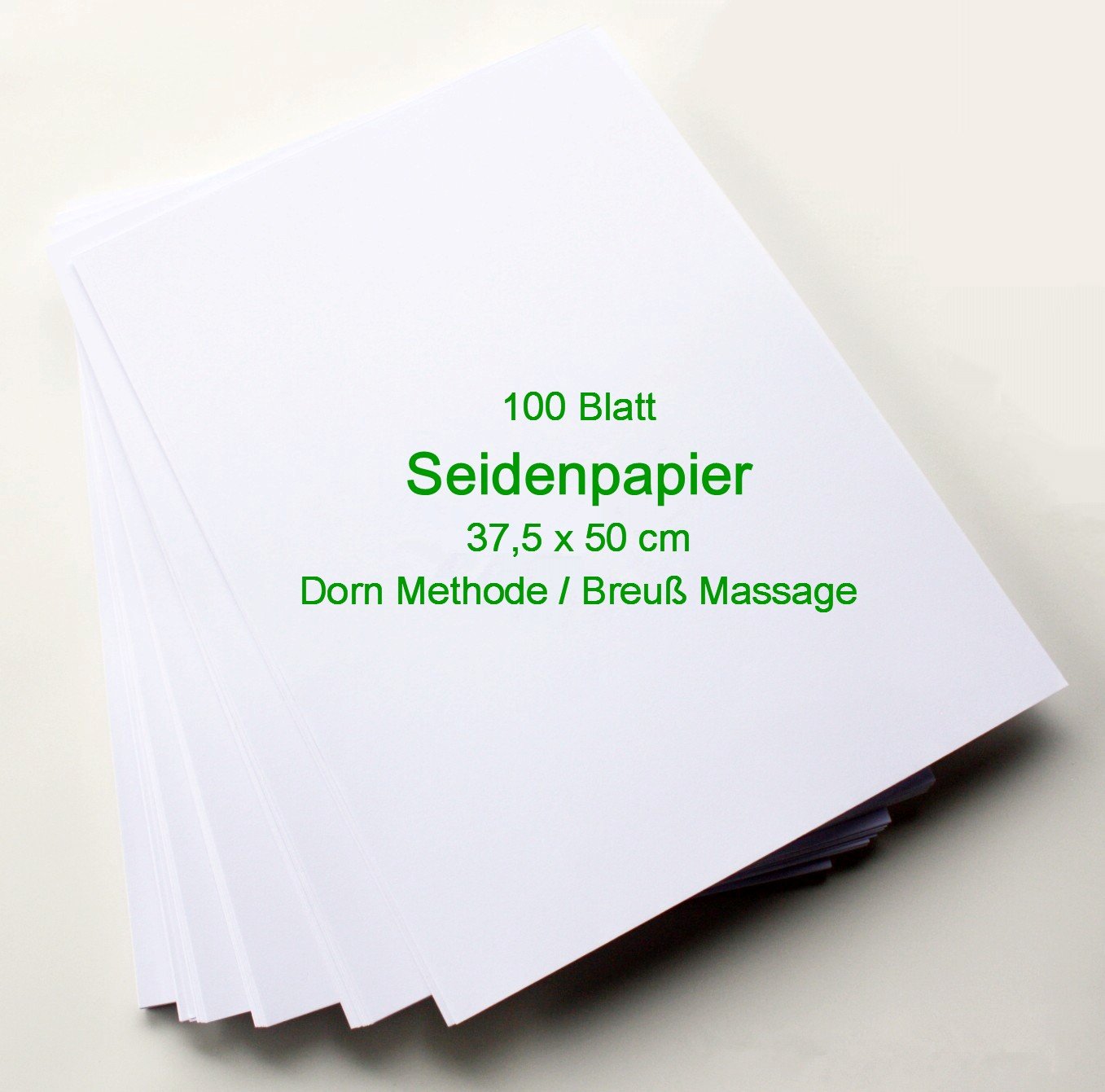 Set - 250ml Johanniskrautöl + 100 Blatt Seidenpapier (37,5 cm x 50,0 cm) für Dorn Methode/Breuß Massage