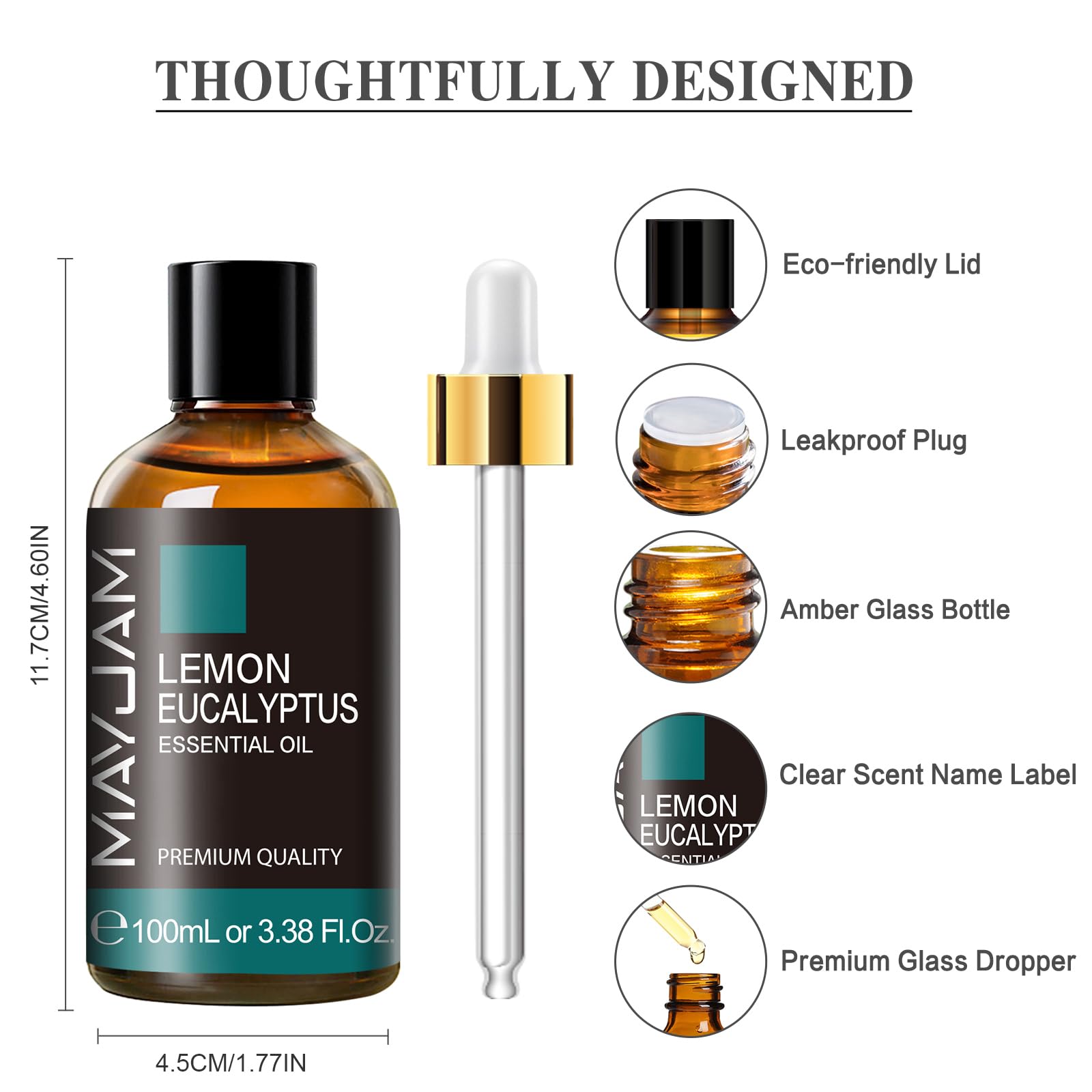 MAYJAM Olio Essenziale Di Patchouli 100ml Olio Di Patchouli Per Diffusori - Foto 107 di 217