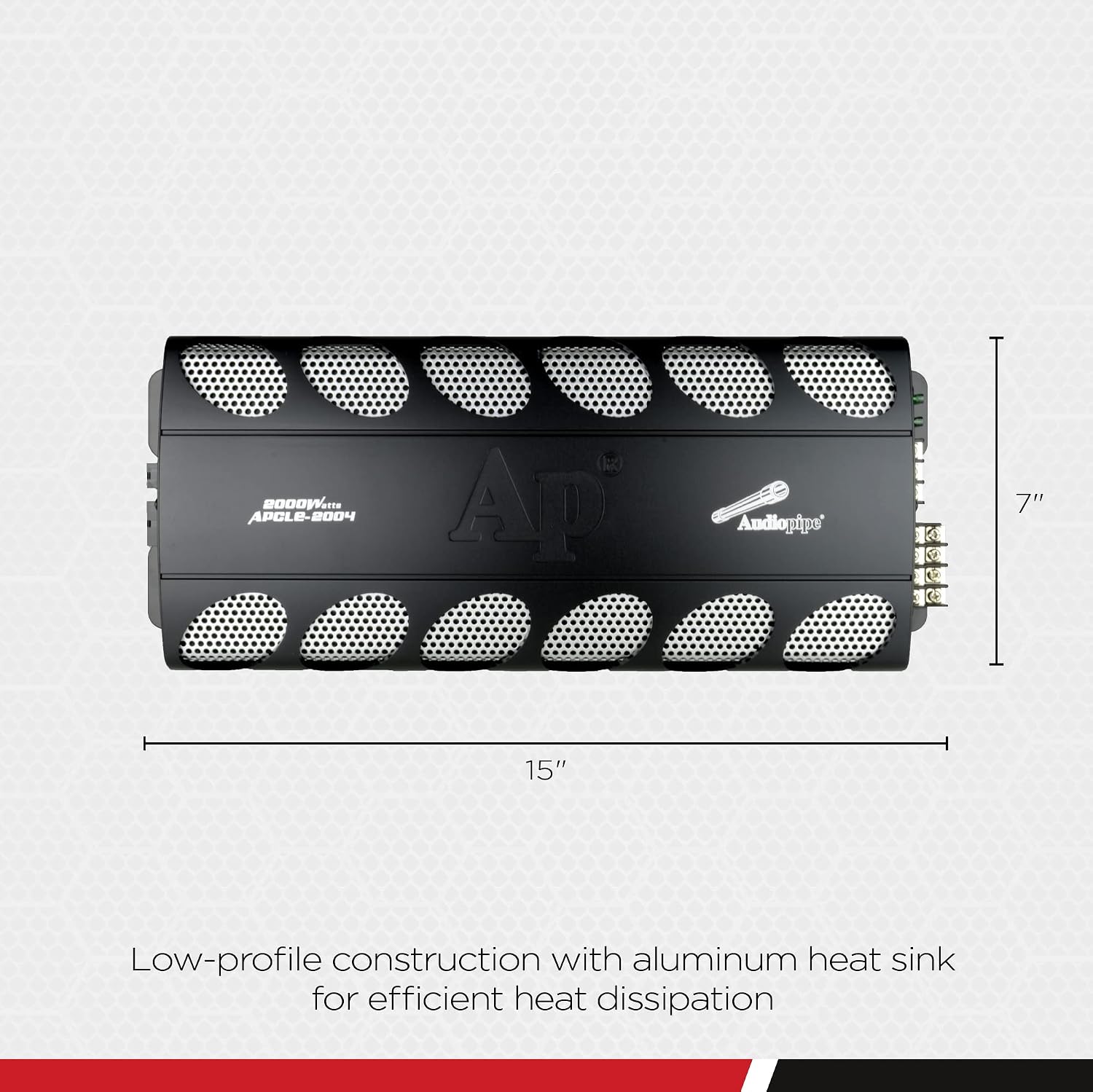 Audiopipe APCL2004 4-Channel 2000W Max Amplifier