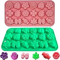 Vista 14 de 2 moldes de chocolate – Molde de silicona para chupete de una sola pieza, tamaño bocado, moldes de chocolate para decoración de pasteles y cupcakes