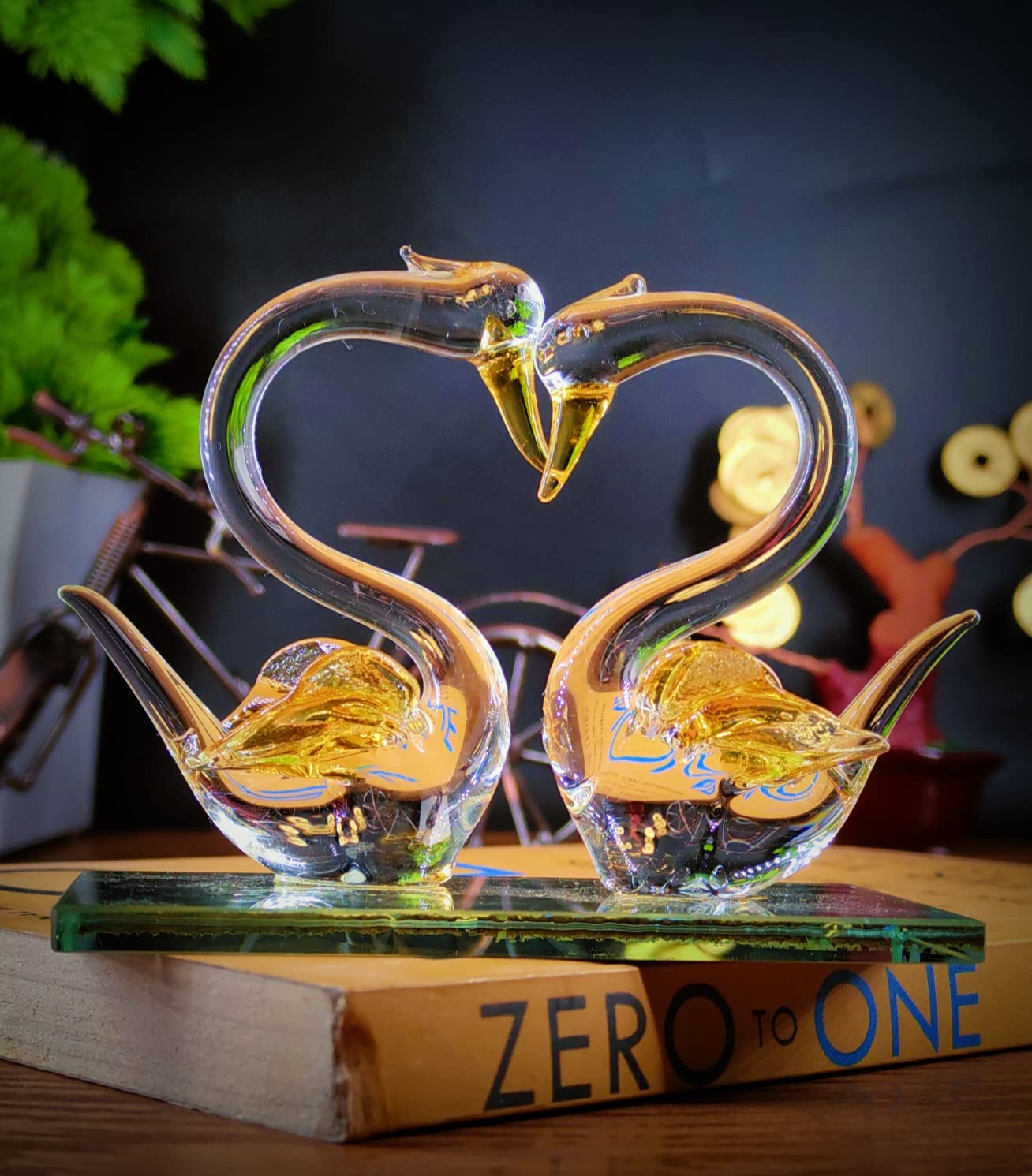 小物 HUMAN MADE Duck Pair Glass Figurine HUMAN MADE Duck Pair