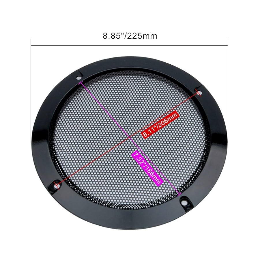 Amazon | Flushbay 2個セット スピーカー カバー 8インチ 汎用