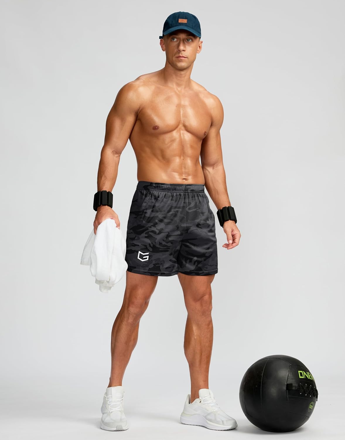 G Gradual Men's 5"/ 7"/ 9" Workout Running Shorts Quick Dry Lightweight Gym Shorts with Zip Pockets - Image 3