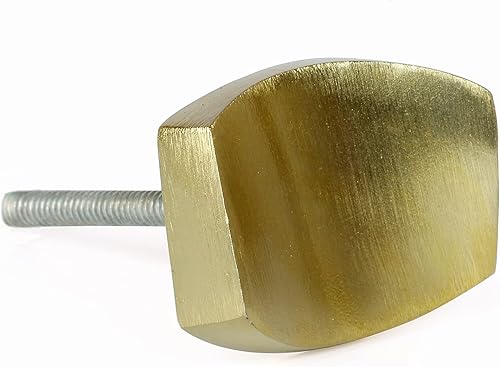 Miniatura 2 de Perilla Home Juego de 6 pomos de metal decorativos constantinos para habitación, cocina, armario, puerta, perillas de tocador y cajones (dorado)