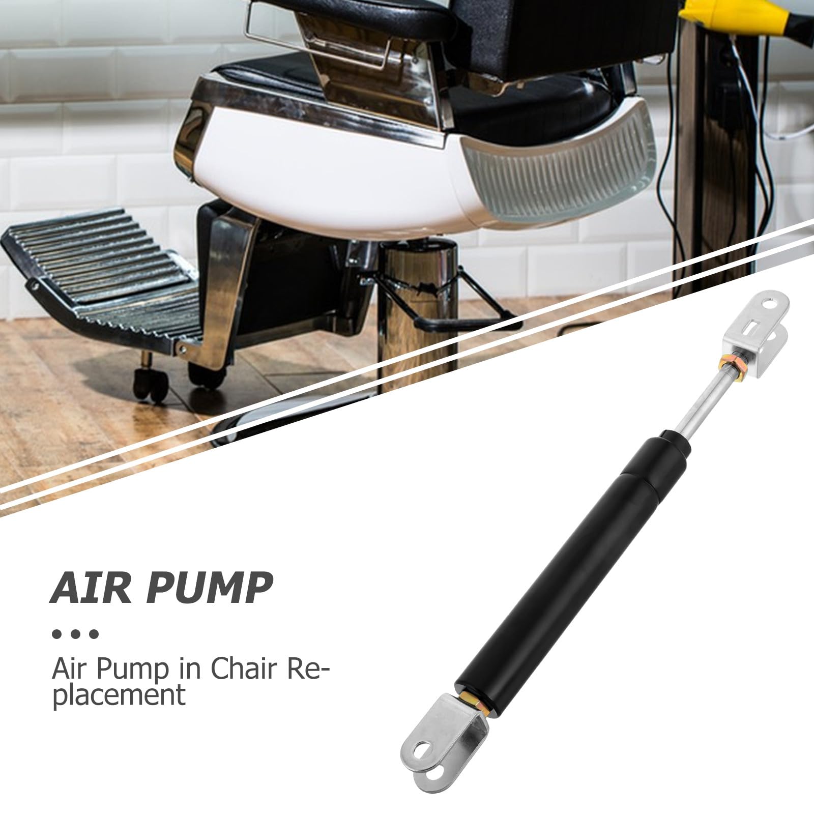 Cilindro Hidráulico para Sillas de Oficina y Ejecutivas, Resorte de Acero para Ajuste Suave y Fácil Instalación, Repuesto para Mobiliario de Peluquería y Salón
