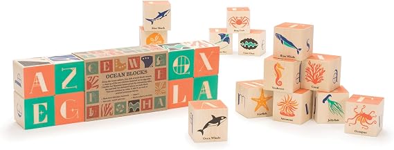 Uncle Goose Ocean Blocks - Made in the USA