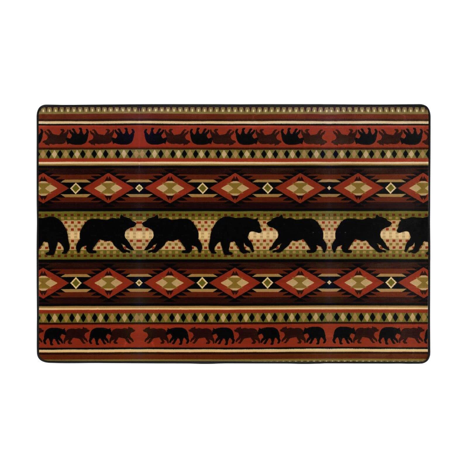 Tapis d'intérieur ours doux pour salon et chambre 122x183 cm