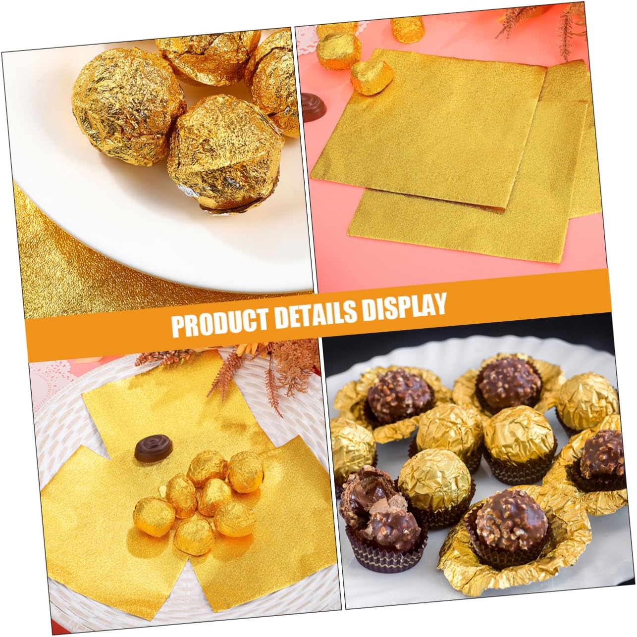 Diy Candy Wrappers 100pcs Aluminum Foil Wrappers Wrapping Papers for Tin Foil Chocolate Wrapping Papers