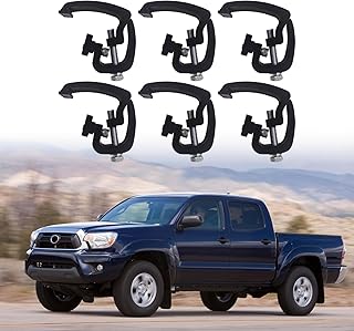 Set of 6 Truck Bed Clamps for Truck Topper/Cap/Camper Shell Compatible with Toyota 2nd