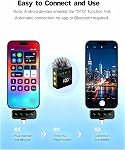 Wireless Lavalier Microphone, 4 Pack for Type-C & Lighting Plug Lapel Mic with Charging Case, Noise Cancelling Mini Microphone for iPhone Android Video Recording