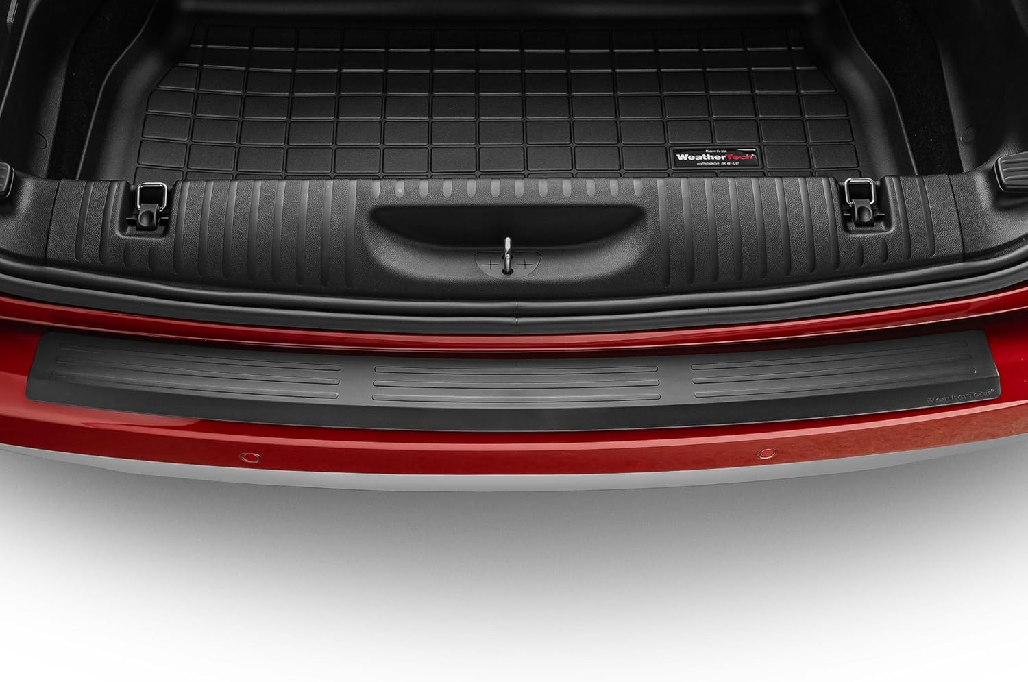 WeatherTech Custom BumperTopper for Chrysler Pacifica Hybrid, Voyager, Pacifica - Rear Bumper Protector (BP0008), Black