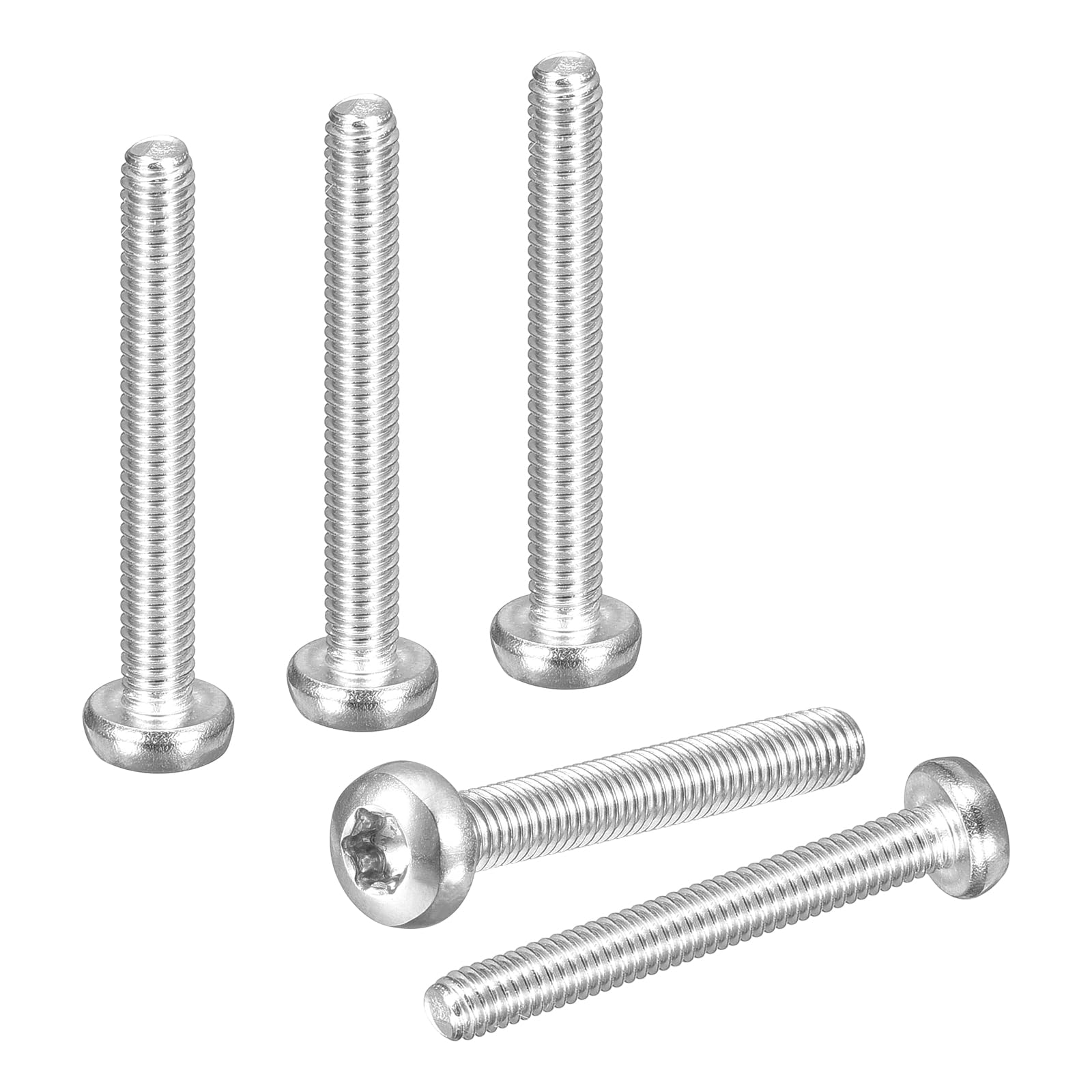 DTGN M4x30mm Pan Head Torx Security Screw, 20Pack, Good for Machinery