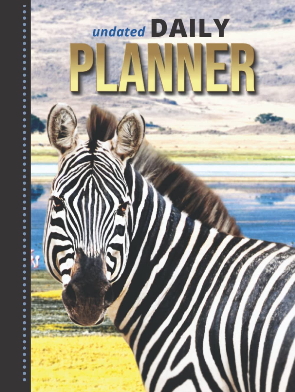 Planning horaire agenda non daté couverture rigide 365 jours avec liste de tâches quotidiennes