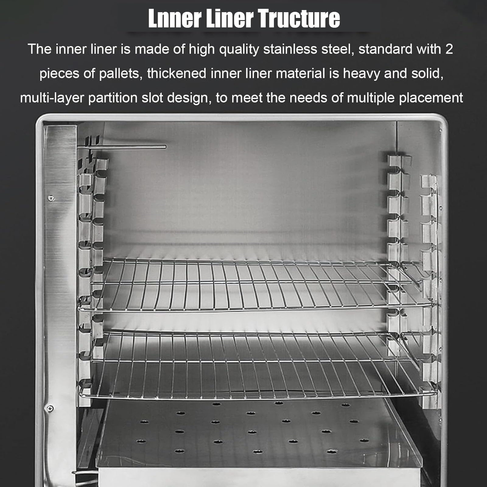 Labortrockenschrank aus Edelstahl mit konstanter Temperatur, geräuscharm, Stahlplatte(Stainless steel inner liner,43L)