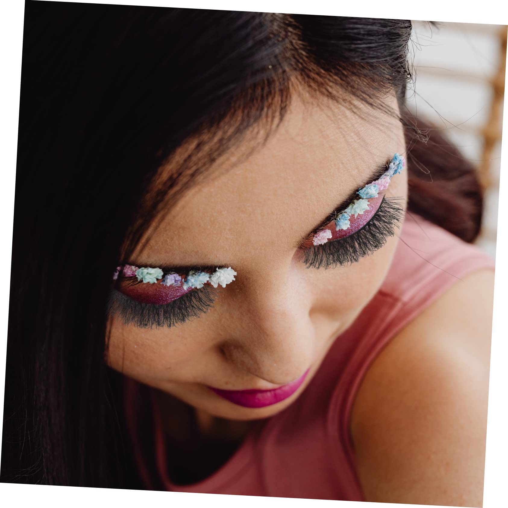 Healeved 50paia Extension Per Mano Voluminose e False Per Look Cat Eye Occasione