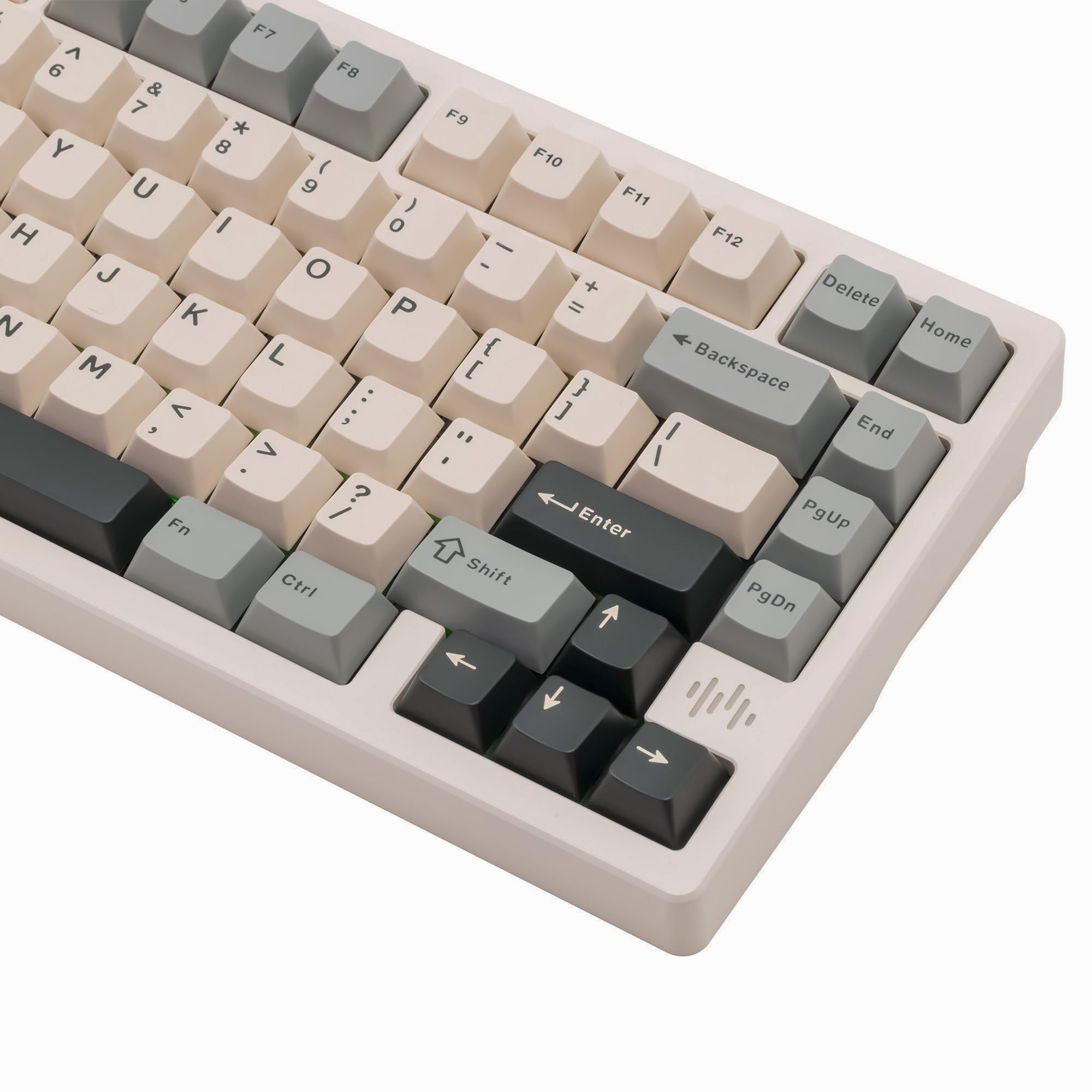 KEEBMONKEY PMO Wave 75 CNC-Aluminium-Schnellentriegelung, Tri-Mode-Gaming-Tastatur, QMK/VIA Tri-Mode-mechanische Tastatur mit 8000 mAh Akku, Hot-Swappable mit RGB für Windows/Mac/PC (Pro Red)