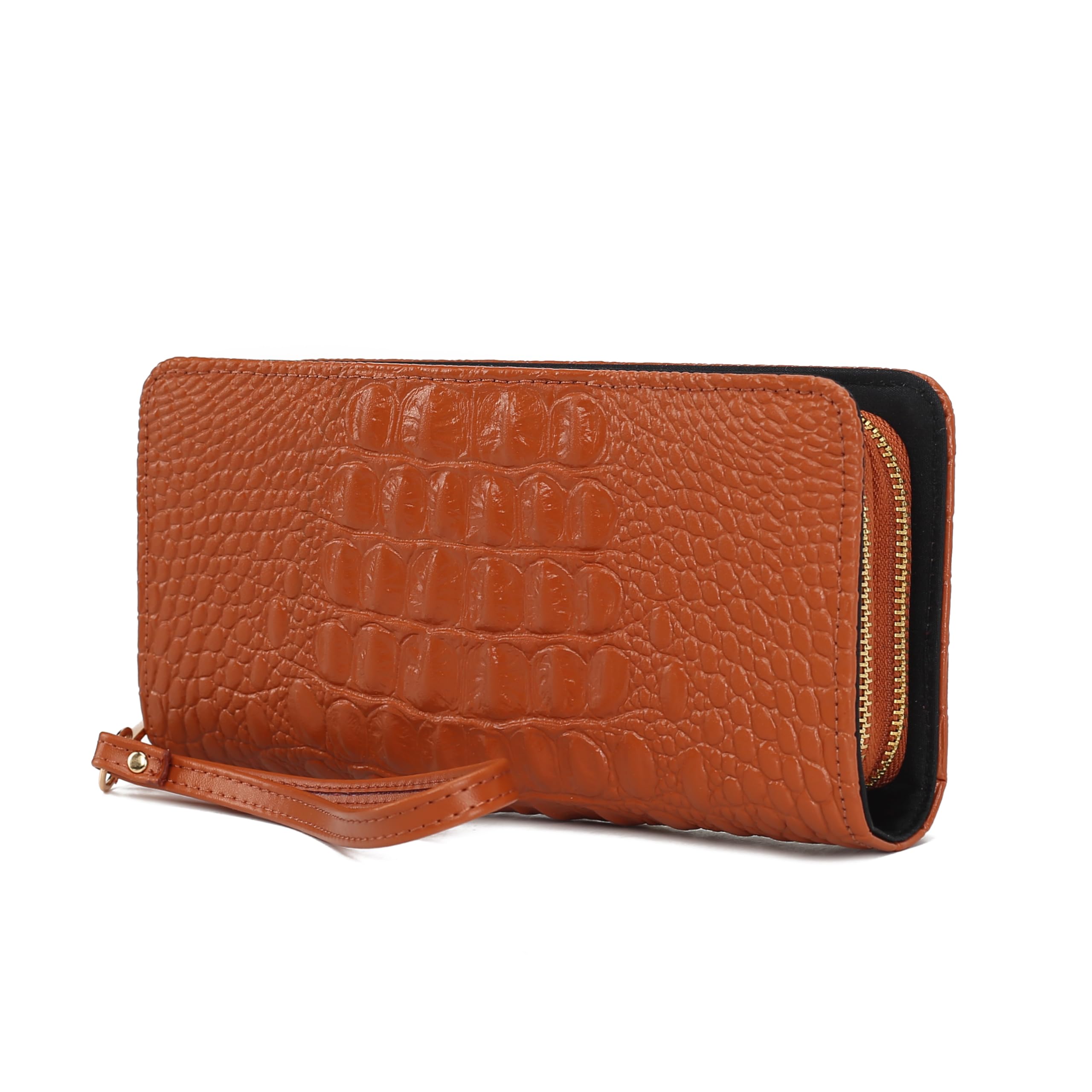MKF Collection Wristlet Wallet for Women, Small Credit Card Holder with Zipper Coin Pocket Wallet Purse Handbag By Mia K