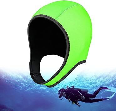 SM SunniMix Scuba Diving Hood Swimming Cap 3mm Neoprene Diving Wetsuit Hood Head Cover Dive Hood Swim Hat for Winter Snorkeling Swimming