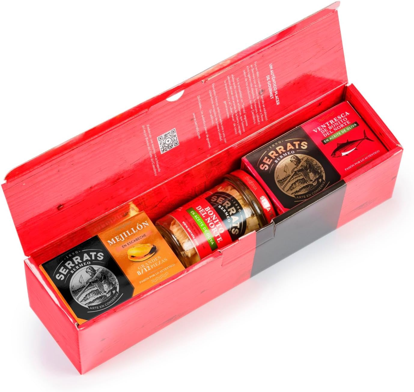 SERRATS - Geschenkbox - Seemann Duo - 5 Fischkonserven